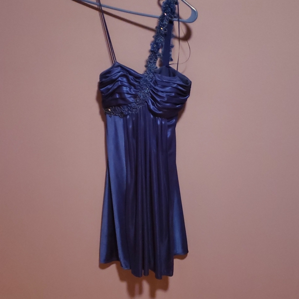 Morgan & Co. One shoulder dress